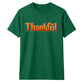 Glossy 3D block text thankful Thanksgiving Unisex T-Shirt