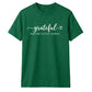 Grateful for little things text Thanksgiving Unisex T-Shirt