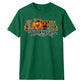 Love pumpkin leopard plaid text Thanksgiving Unisex T-Shirt