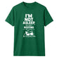 Resting eyes lazy cat sleepy Funny Memes Unisex T-Shirt