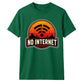 Retro Desert Sunset No Internet Graphic Unisex T-Shirt