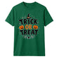 Spooky spider web text graphic Halloween Unisex t-shirt