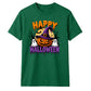 Witch hat pumpkin ghosts graphic Halloween Unisex t-shirt