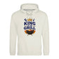Worlds Best Dad Fathers Day King Grill Crown BBQ Hoodie Father Day Hoodie - Gift for Dad UK