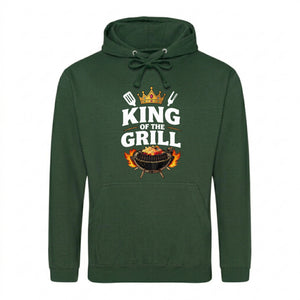 Worlds Best Dad Fathers Day King Grill Crown BBQ Hoodie Father Day Hoodie - Gift for Dad UK