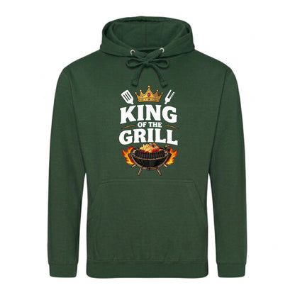 Worlds Best Dad Fathers Day King Grill Crown BBQ Hoodie Father Day Hoodie - Gift for Dad UK