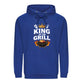 Worlds Best Dad Fathers Day King Grill Crown BBQ Hoodie Father Day Hoodie - Gift for Dad UK