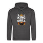 Worlds Best Dad Fathers Day King Grill Crown BBQ Hoodie Father Day Hoodie - Gift for Dad UK