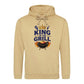 Worlds Best Dad Fathers Day King Grill Crown BBQ Hoodie Father Day Hoodie - Gift for Dad UK