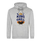 Worlds Best Dad Fathers Day King Grill Crown BBQ Hoodie Father Day Hoodie - Gift for Dad UK