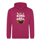 Worlds Best Dad Fathers Day King Grill Crown BBQ Hoodie Father Day Hoodie - Gift for Dad UK