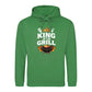 Worlds Best Dad Fathers Day King Grill Crown BBQ Hoodie Father Day Hoodie - Gift for Dad UK