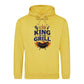 Worlds Best Dad Fathers Day King Grill Crown BBQ Hoodie Father Day Hoodie - Gift for Dad UK