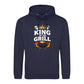 Worlds Best Dad Fathers Day King Grill Crown BBQ Hoodie Father Day Hoodie - Gift for Dad UK