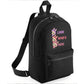 Labubu Look Who’s Here Backpack, Unisex Cartoon Printed Mini Essential Fashion Bag, Front Zip Pocket Kawayi Lovers M8426