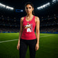 Kylian Mbappe The Future Is Now Graphic Ladies Tank Top
