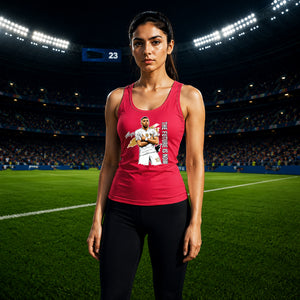 Kylian Mbappe The Future Is Now Graphic Ladies Tank Top