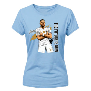 Kylian Mbappe The Future Is Now Ladies T-Shirt