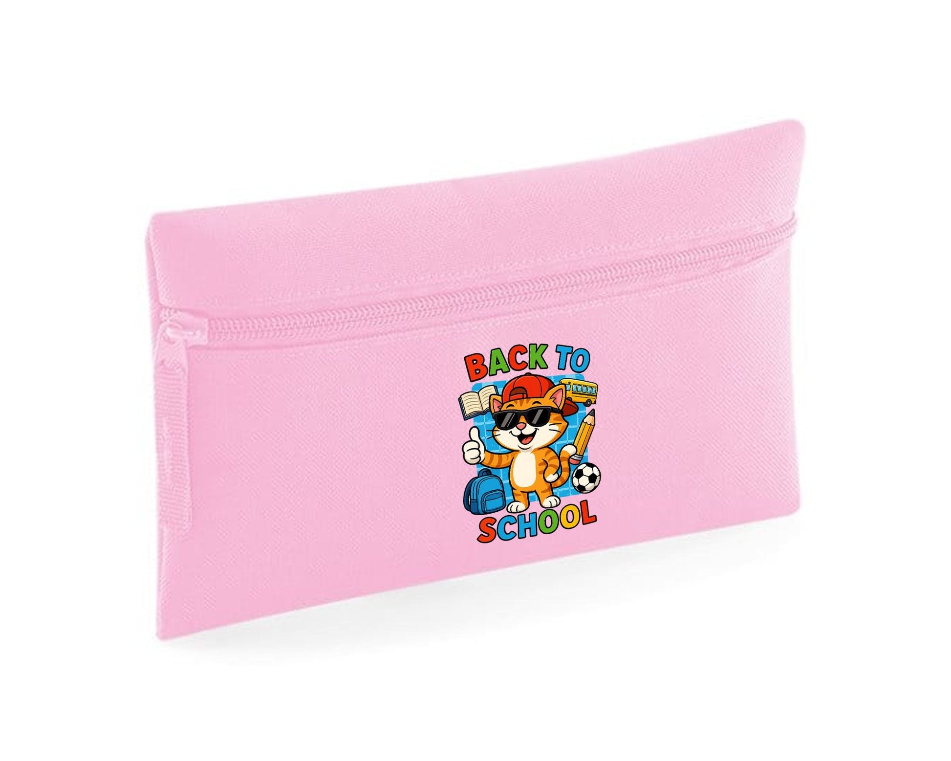 Back To School Cat Pencil Case, Adorable Stationery Storage For Kids & Teens, Back To School Essential For Cat Lovers M8485