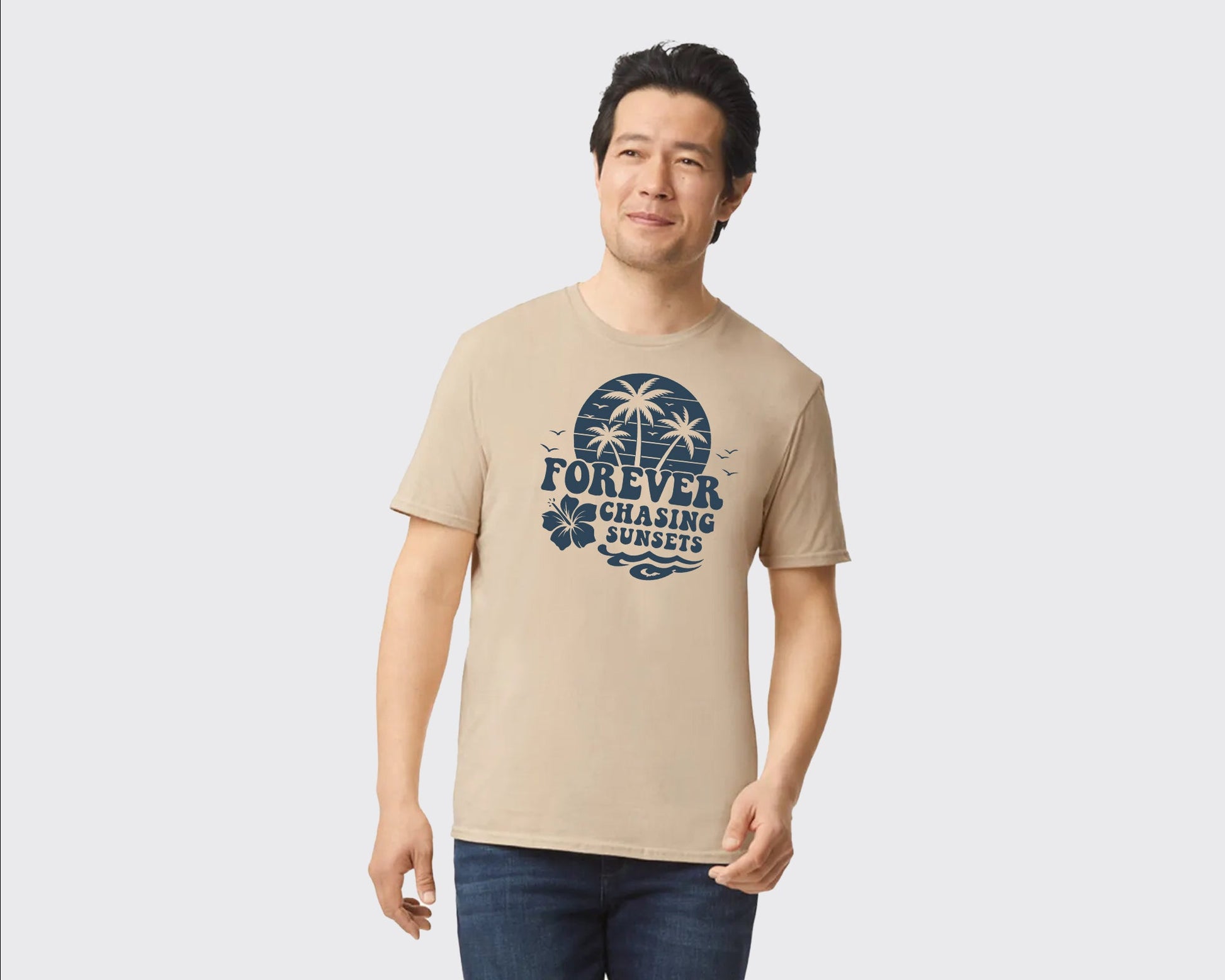 Hawai Summer T-Shirt, Lightweight, Breathable Tee for Men & Women, Island Design For Beach Days & Vacations M8436