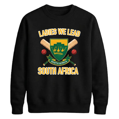 South Africa T20 Womens World Cup Tee Shirt Ladies We Lead SA Women Cricket unisex sweatshirt