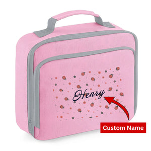 Kids Lunch Bag with Custom Name Insulated Lunch Bag Cooler Box