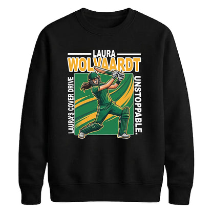 New Zealand Womens World Cup Sweatshirts Laura Wolvaardt Unstoppable Women Cricket unisex sweatshirt