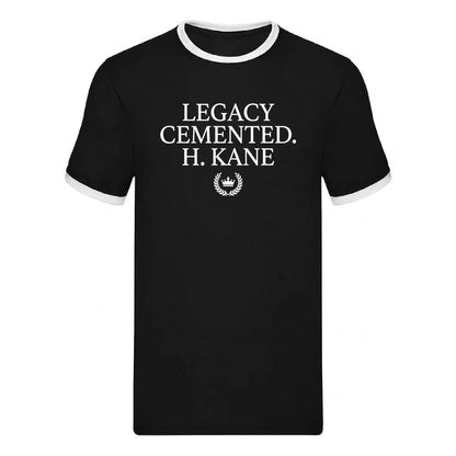 Legacy Cemented H Kane Crown Laurel Football Ringer T-Shirt