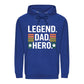 Legend Dad Hero Bold Stripe Printed Father's Day Hoodie