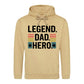 Legend Dad Hero Bold Stripe Printed Father's Day Hoodie