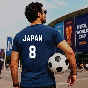 Football Personalised Country Name And Number Unisex T-Shirt