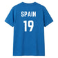 Football Personalised Country Name And Number Unisex T-Shirt