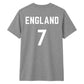 Football Personalised Country Name And Number Unisex T-Shirt