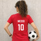 Football Legend Personalised Name And Number Unisex T-Shirt