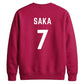 Legend Name Number Personalised FIFA Unisex Sweatshirt