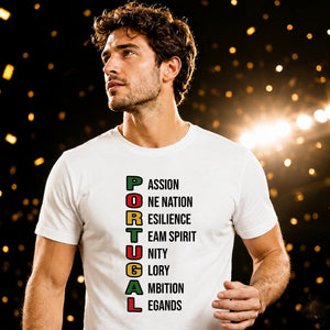 Legends Portugal football tournament unisex t-shirt