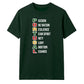 Legends Portugal football tournament unisex t-shirt