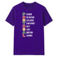 Legends Portugal football tournament unisex t-shirt