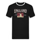 England Three Lions JB Icons Terrace Football Ringer T-Shirt
