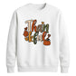 Leopard pattern thankful art Thanksgiving Unisex Sweatshirt
