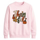 Leopard pattern thankful art Thanksgiving Unisex Sweatshirt