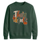 Leopard pattern thankful art Thanksgiving Unisex Sweatshirt