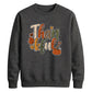 Leopard pattern thankful art Thanksgiving Unisex Sweatshirt