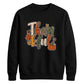 Leopard pattern thankful art Thanksgiving Unisex Sweatshirt