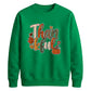 Leopard pattern thankful art Thanksgiving Unisex Sweatshirt