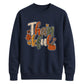 Leopard pattern thankful art Thanksgiving Unisex Sweatshirt