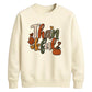 Leopard pattern thankful art Thanksgiving Unisex Sweatshirt