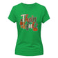 Leopard print pumpkin thankful Thanksgiving Ladies T-Shirt