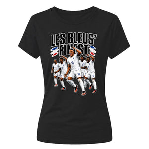 Les Bleus Finest France Football Graphic Ladies T-Shirt