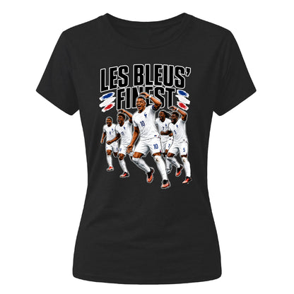 Les Bleus Finest France Football Graphic Ladies T-Shirt